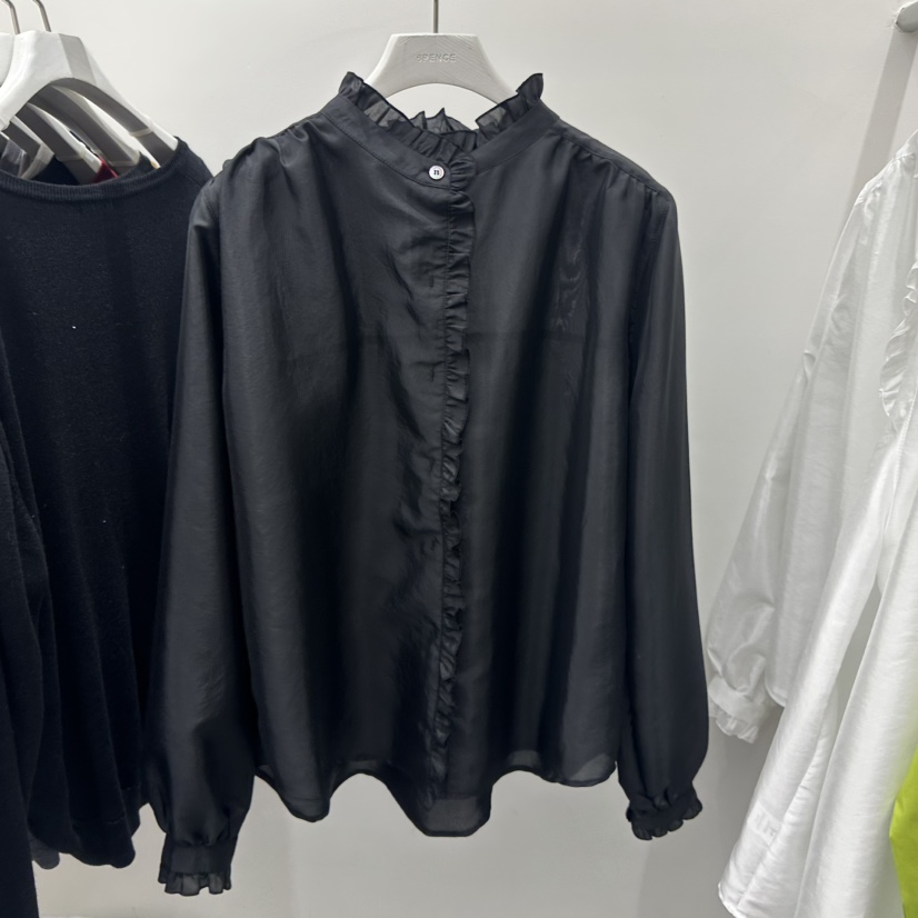 SIXTEEN韓國直郵女士新品人氣推薦熱賣真品休閑襯衫蕾絲衫SIXTEEN襯衫/蕾絲衫圖色2