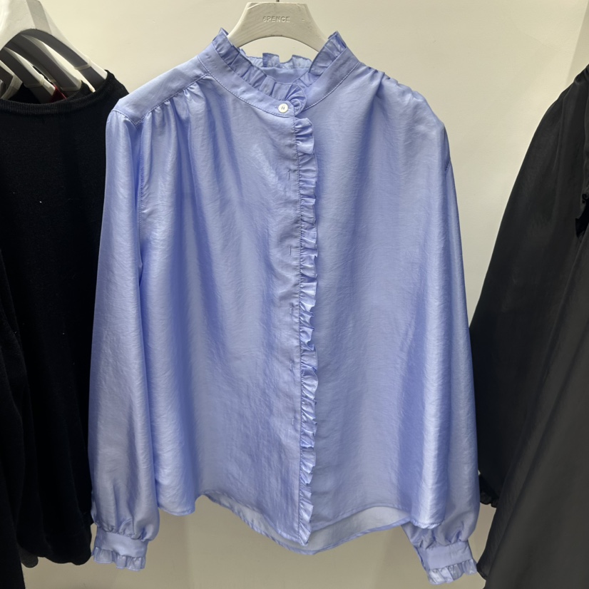 SIXTEEN韓國直郵女士新品人氣推薦熱賣真品休閑襯衫蕾絲衫SIXTEEN襯衫/蕾絲衫圖色3