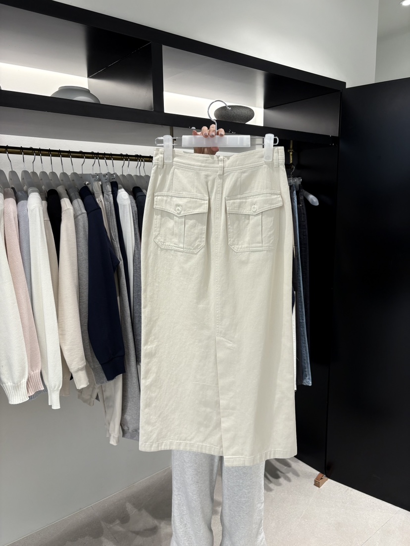 CREAM-P韓國代購女士新品真品職業熱賣推薦26春夏長裙口袋CREAM-P長裙