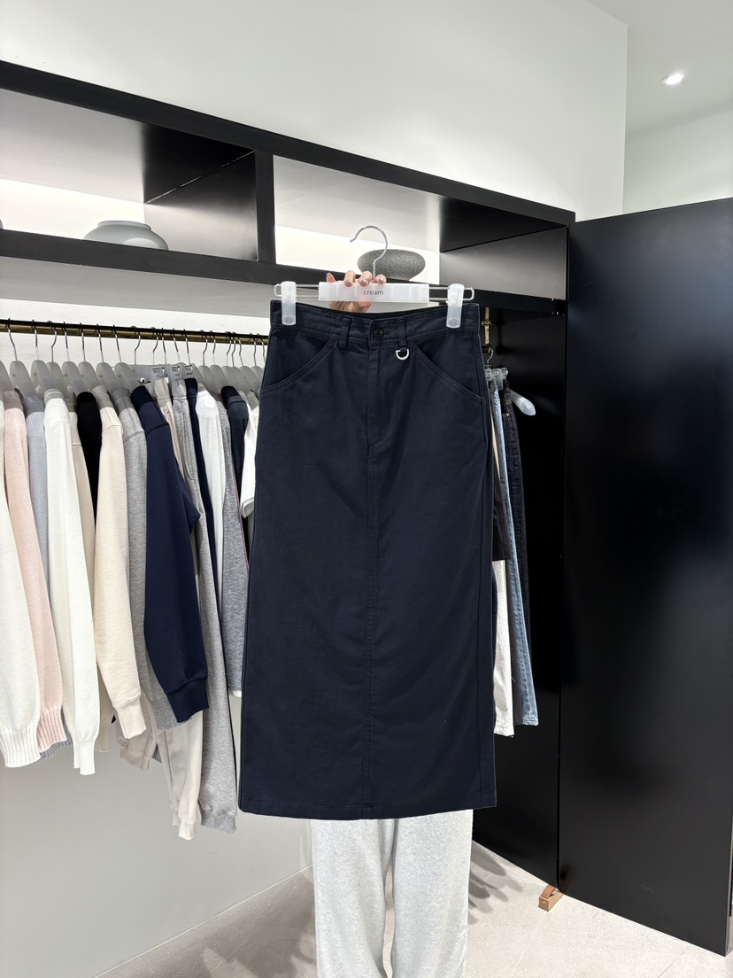 CREAM-P韓國代購女士新品真品職業熱賣推薦26春夏長裙口袋CREAM-P長裙圖色3