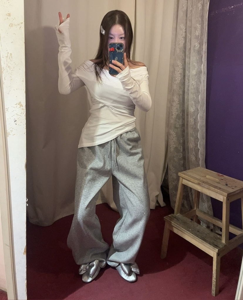 ARSERA東大門直郵女裝新品推薦26春夏人氣時尚長袖T恤披肩ARSERA長袖T恤