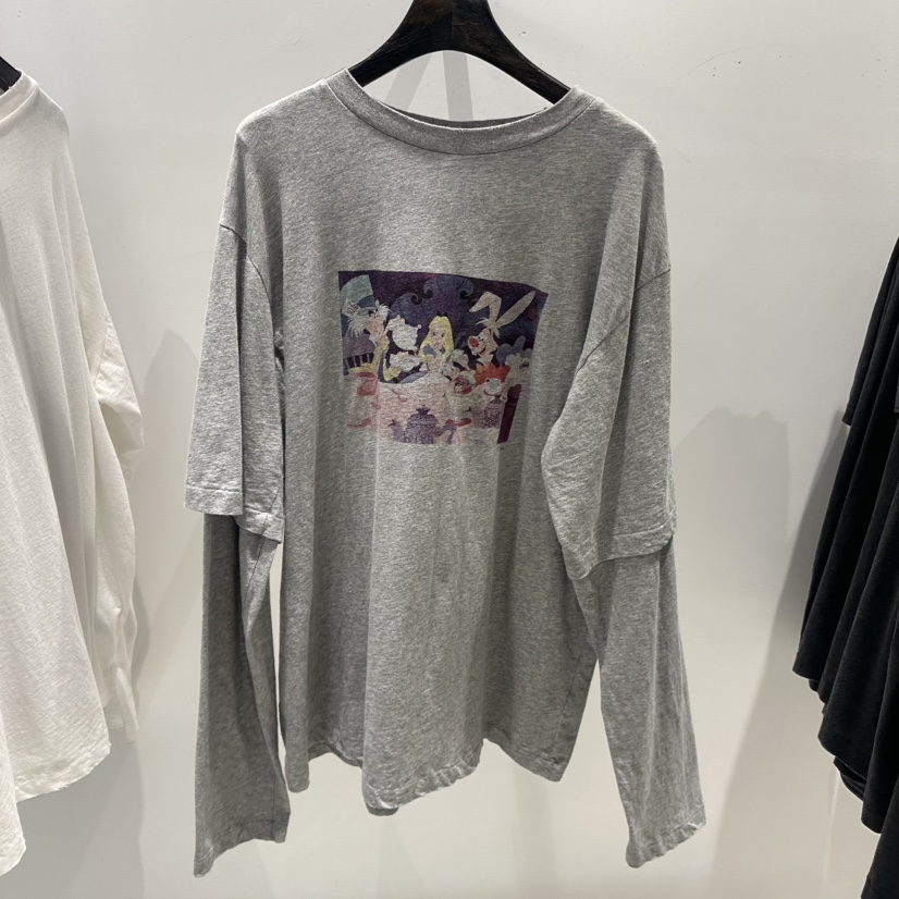 JANE BIRKIN韓國代購女裝新品人氣真品熱賣長袖T恤假兩件JANE BIRKIN設計師品牌長袖T恤圖色2