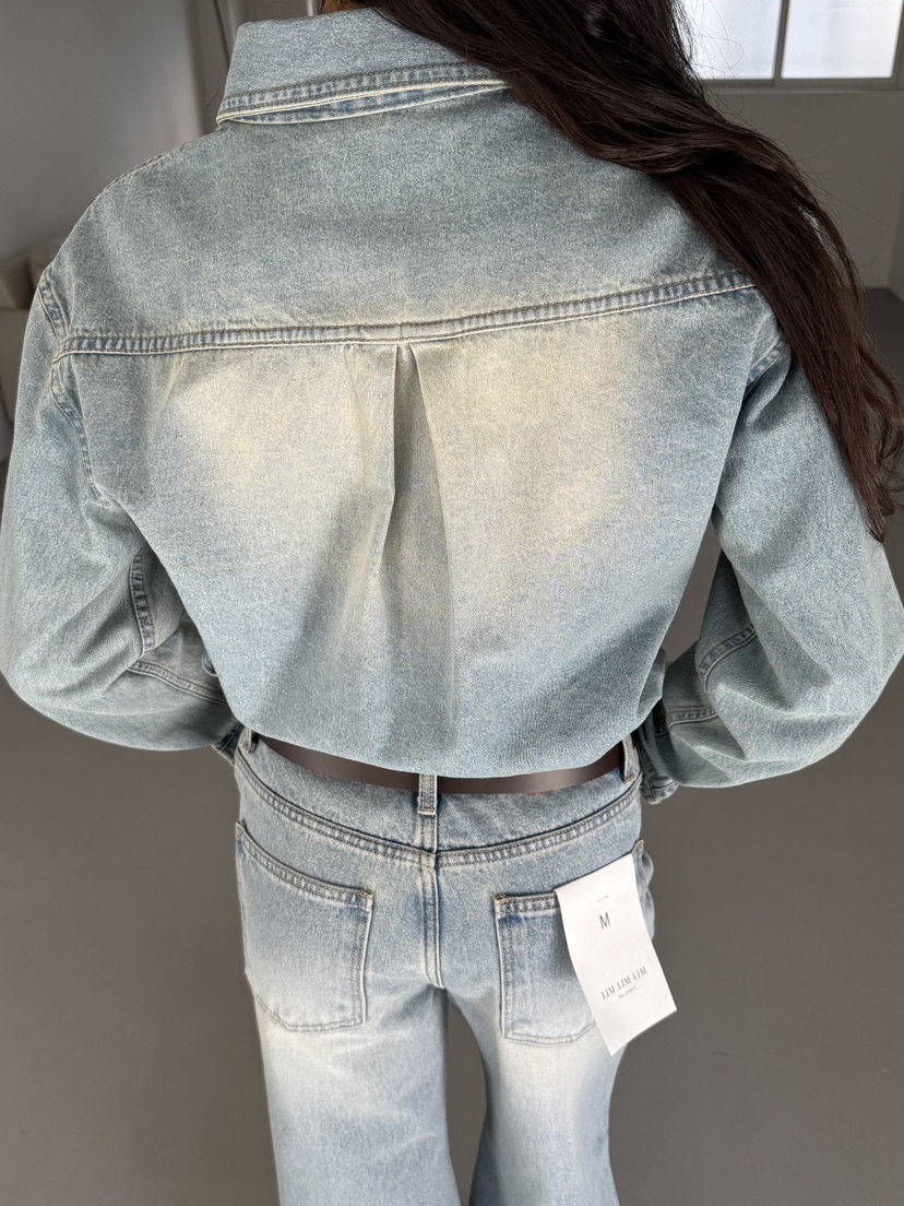 LIMLIMLIM韓國直郵女士新款26春夏推薦人氣時尚襯衫蕾絲衫LIM LIM LIM襯衫/蕾絲衫