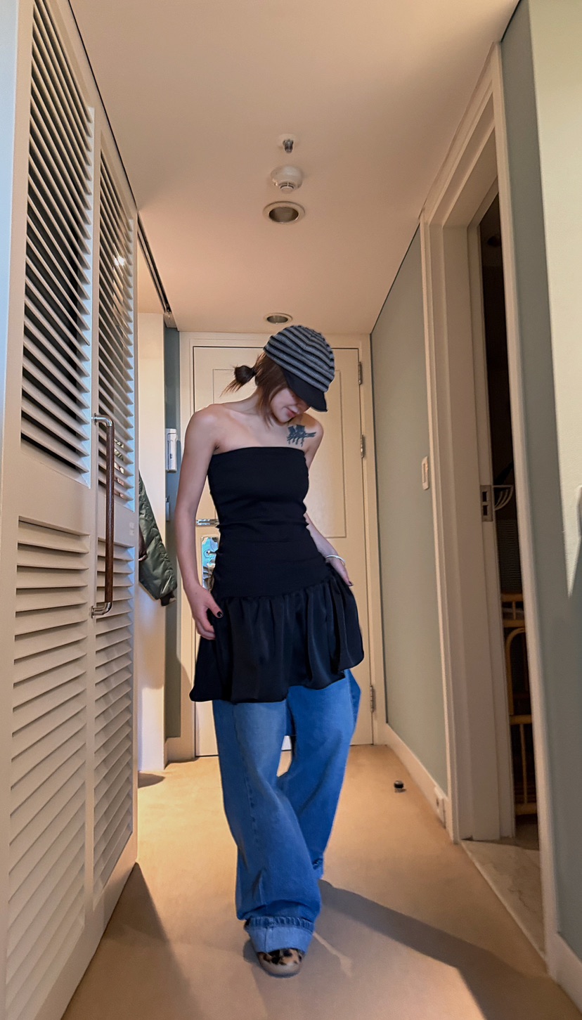 ARSERA東大門直郵女士新款26春夏職業推薦真品連衣裙緞面ARSERA連衣裙