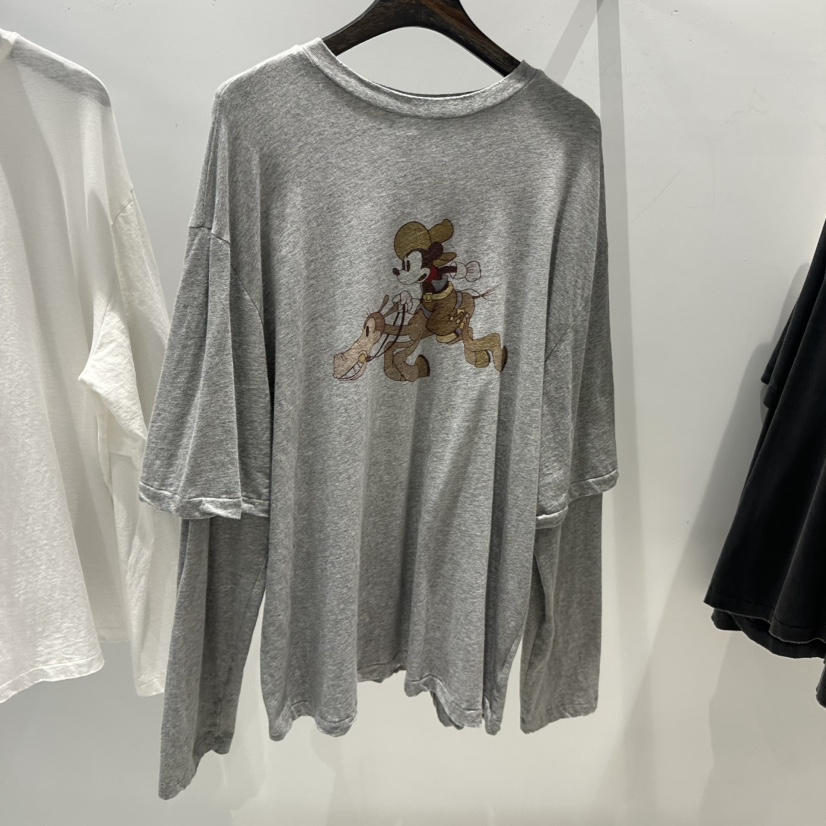 JANE BIRKIN東大門實拍女士新品休閑人氣熱賣長袖T恤假兩件JANE BIRKIN設計師品牌長袖T恤圖色2