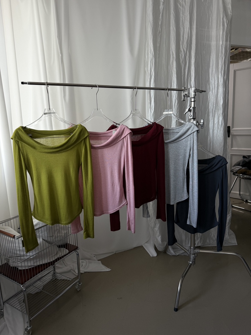 UOOV韓國直郵女裝新品真品熱賣時尚人氣職業推薦休閑長袖T恤UOOV長袖T恤