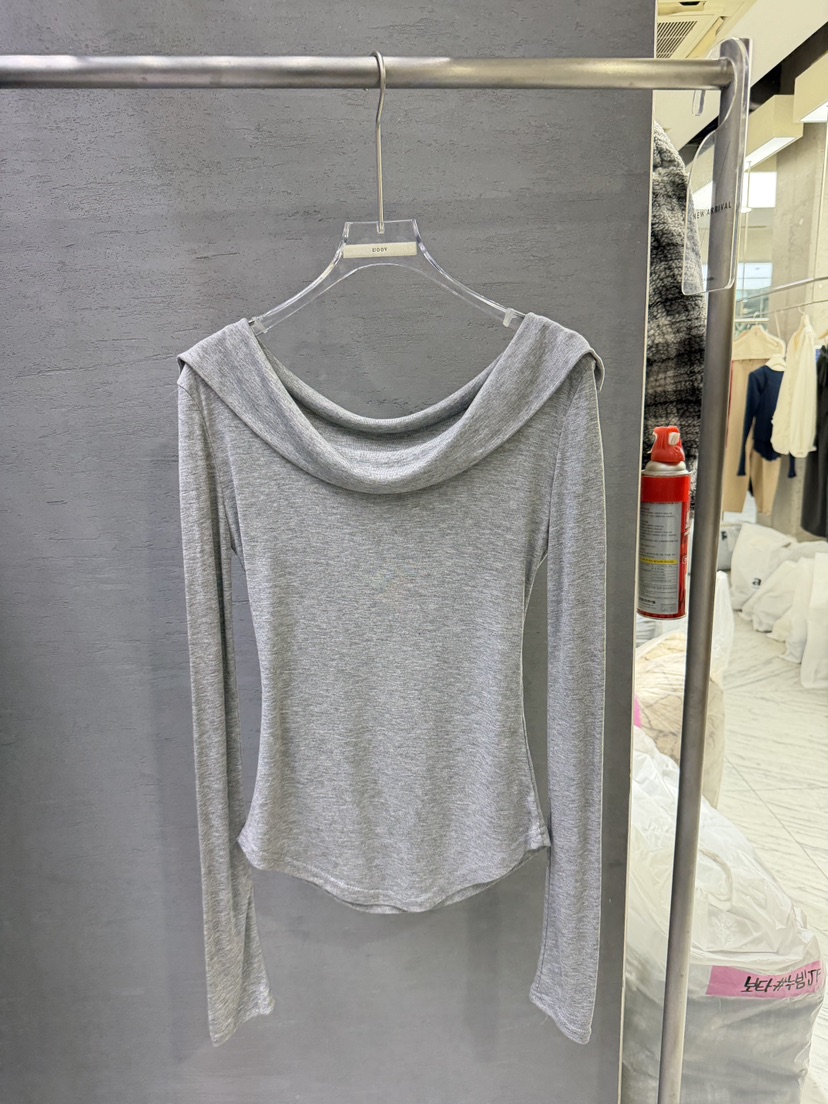 UOOV韓國直郵女裝新品真品熱賣時尚人氣職業推薦休閑長袖T恤UOOV長袖T恤圖色2