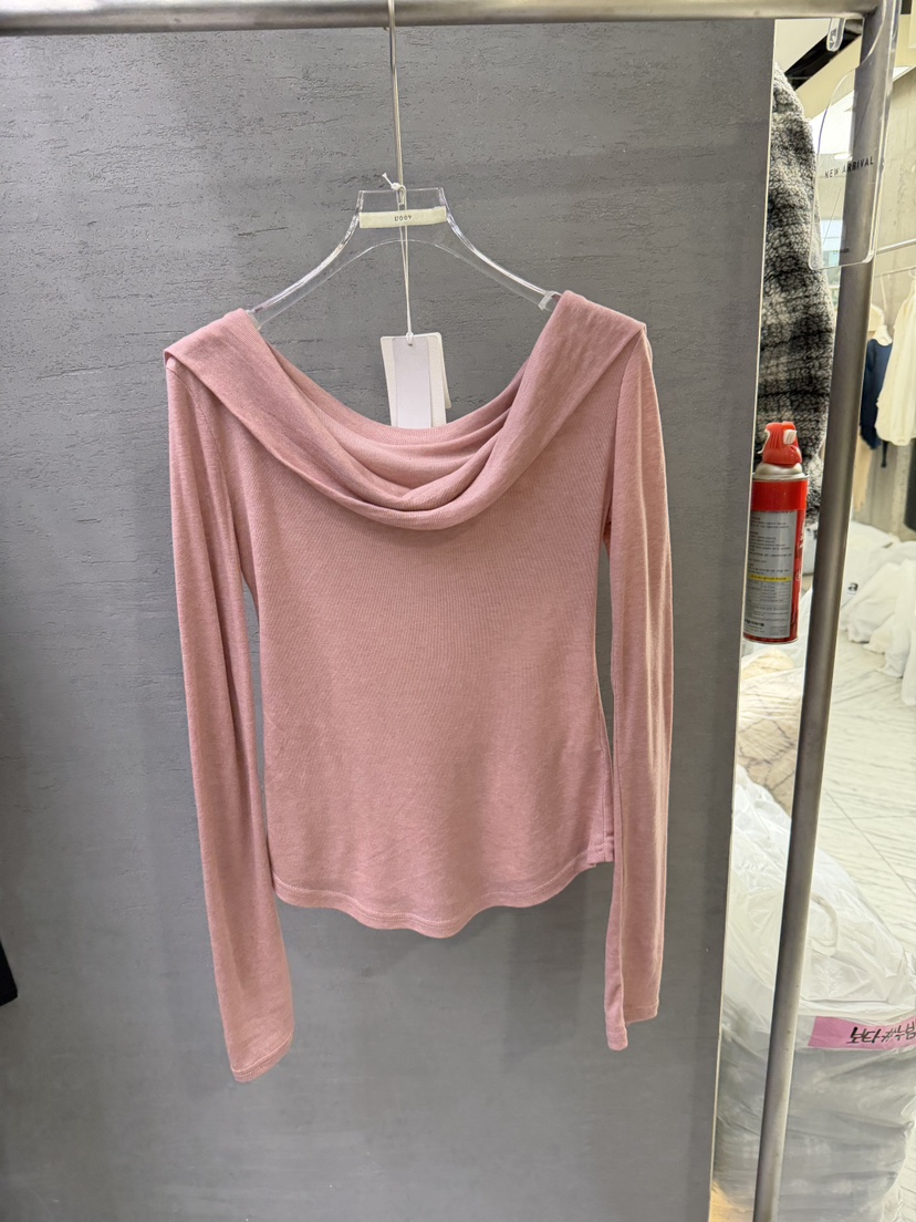 UOOV韓國直郵女裝新品真品熱賣時尚人氣職業推薦休閑長袖T恤UOOV長袖T恤圖色3