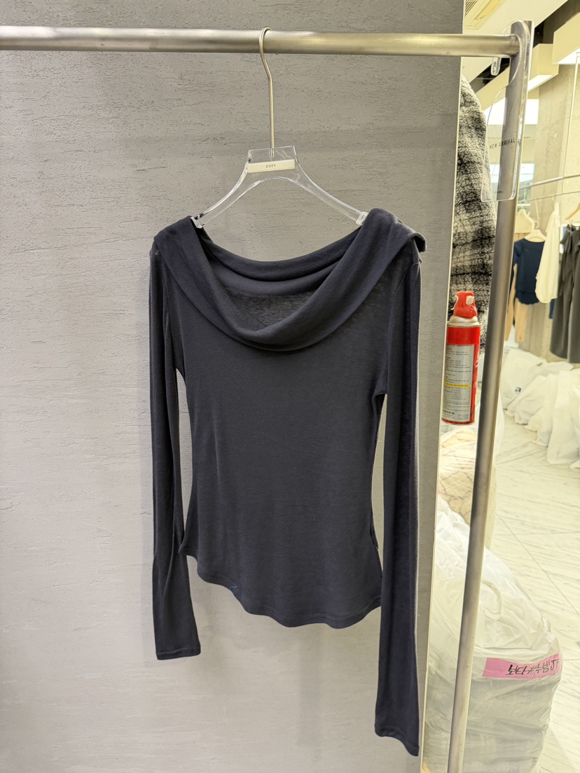 UOOV韓國直郵女裝新品真品熱賣時尚人氣職業推薦休閑長袖T恤UOOV長袖T恤圖色5