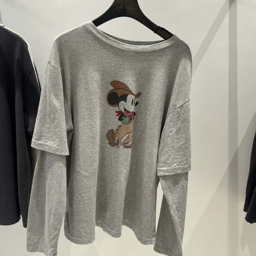 JANE BIRKIN韓國直郵女裝新品職業熱賣推薦長袖T恤假兩件JANE BIRKIN設計師品牌長袖T恤圖色2