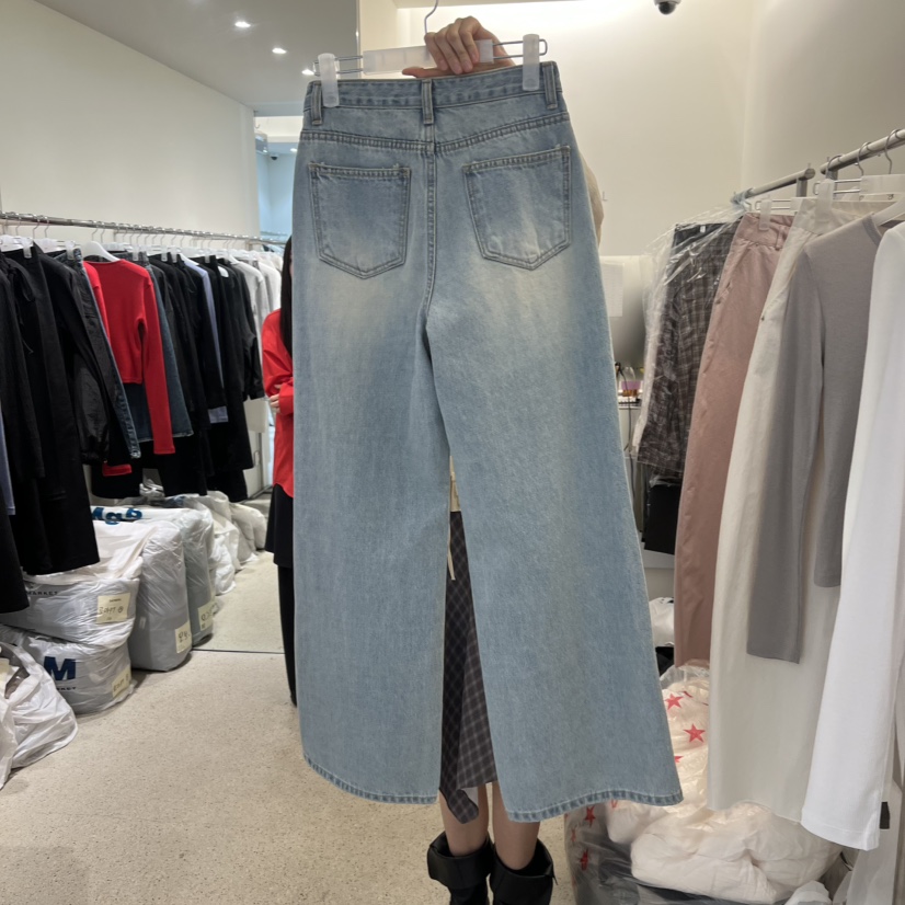 OATMEAL東大門直郵女士新品人氣真品時尚推薦休閑26春夏牛仔褲OATMEAL牛仔褲