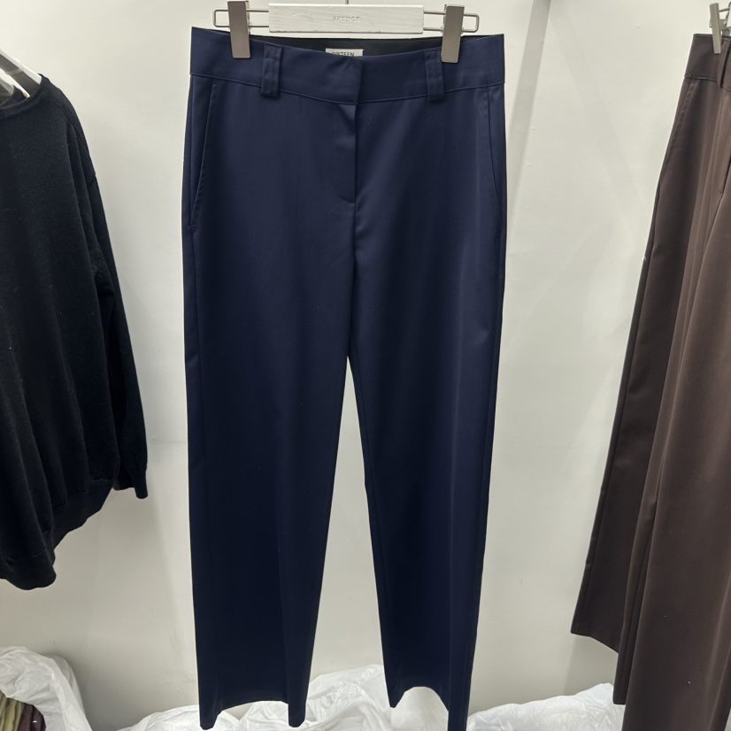 SIXTEEN韓國直郵女士新品熱賣真品人氣時尚26春夏休閑休閑褲SIXTEEN休閑褲圖色2深藍色