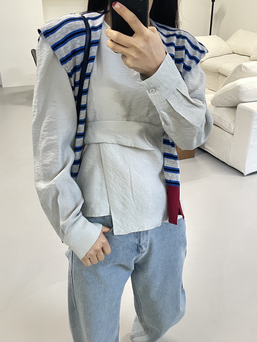 EDITION-P東大門實拍女裝新品人氣推薦真品休閑襯衫蕾絲衫EDITION/CHAHEE襯衫/蕾絲衫