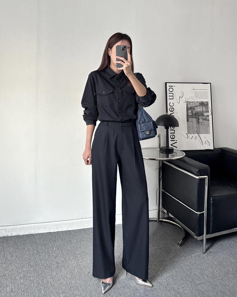 VERNI韓國代購女裝新品時尚人氣休閑推薦真品26春夏休閑褲VERNI休閑褲