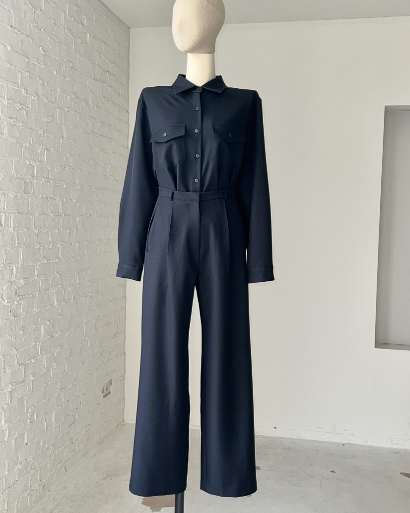 VERNI東大門代購女裝新款人氣休閑26春夏職業襯衫蕾絲衫口袋VERNI襯衫/蕾絲衫