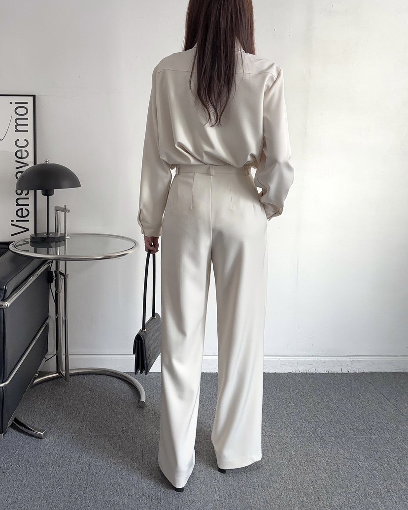 VERNI東大門代購女裝新款人氣休閑26春夏職業襯衫蕾絲衫口袋VERNI襯衫/蕾絲衫