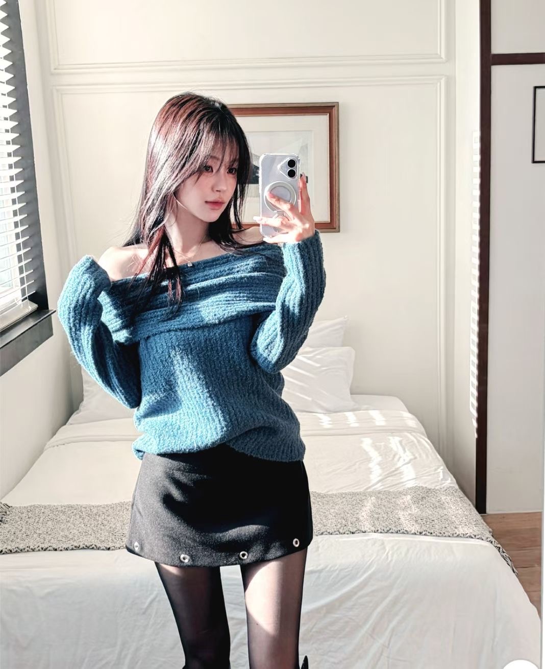 BUTTON 12韓國代購女士新款人氣推薦26春夏職業時尚短裙BUTTON 12短裙