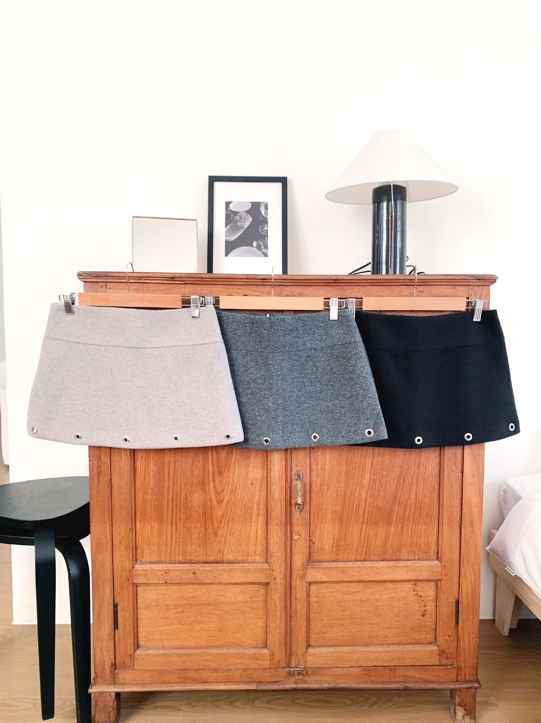 BUTTON 12韓國代購女士新款人氣推薦26春夏職業時尚短裙BUTTON 12短裙圖色2左二色