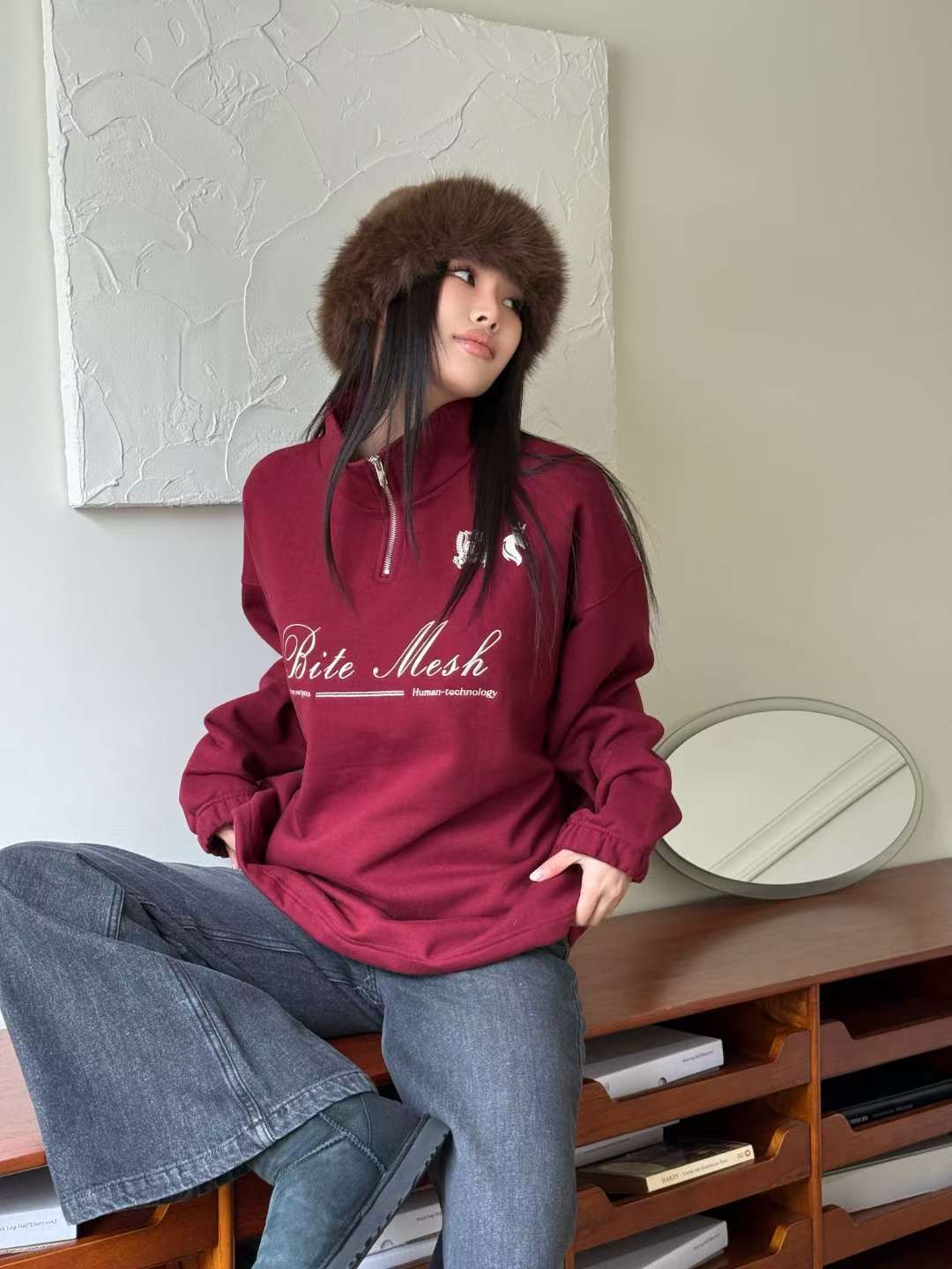 BBIBBICO東大門代購女士新款人氣休閑26春夏推薦熱賣衛衣BBIBBICO衛衣