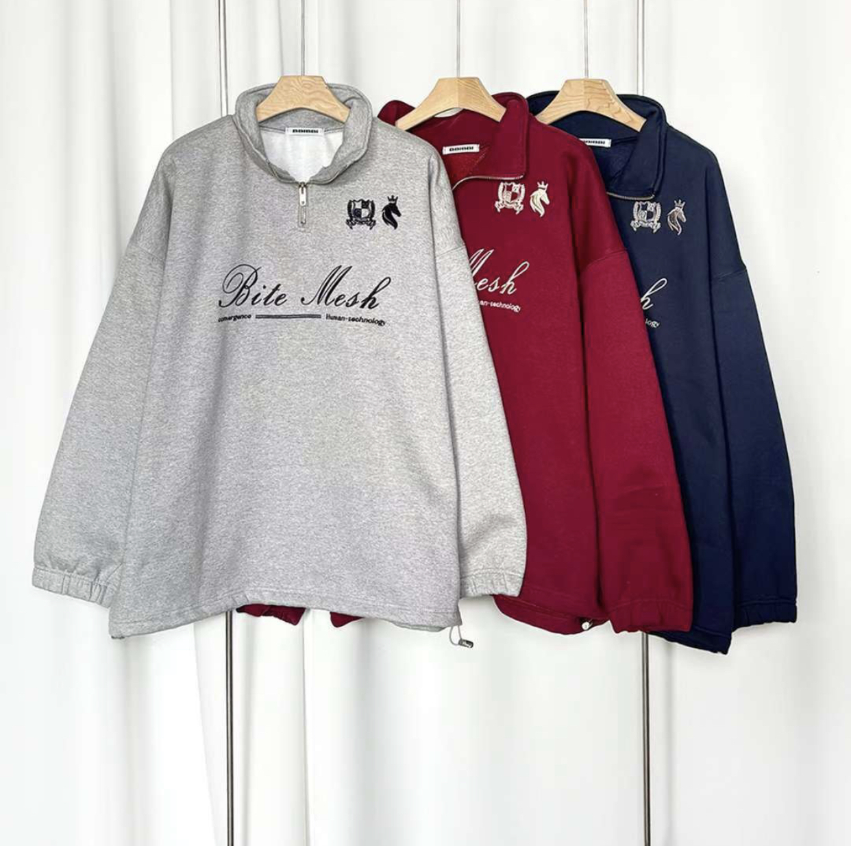 BBIBBICO東大門代購女士新款人氣休閑26春夏推薦熱賣衛衣BBIBBICO衛衣圖色3左三色