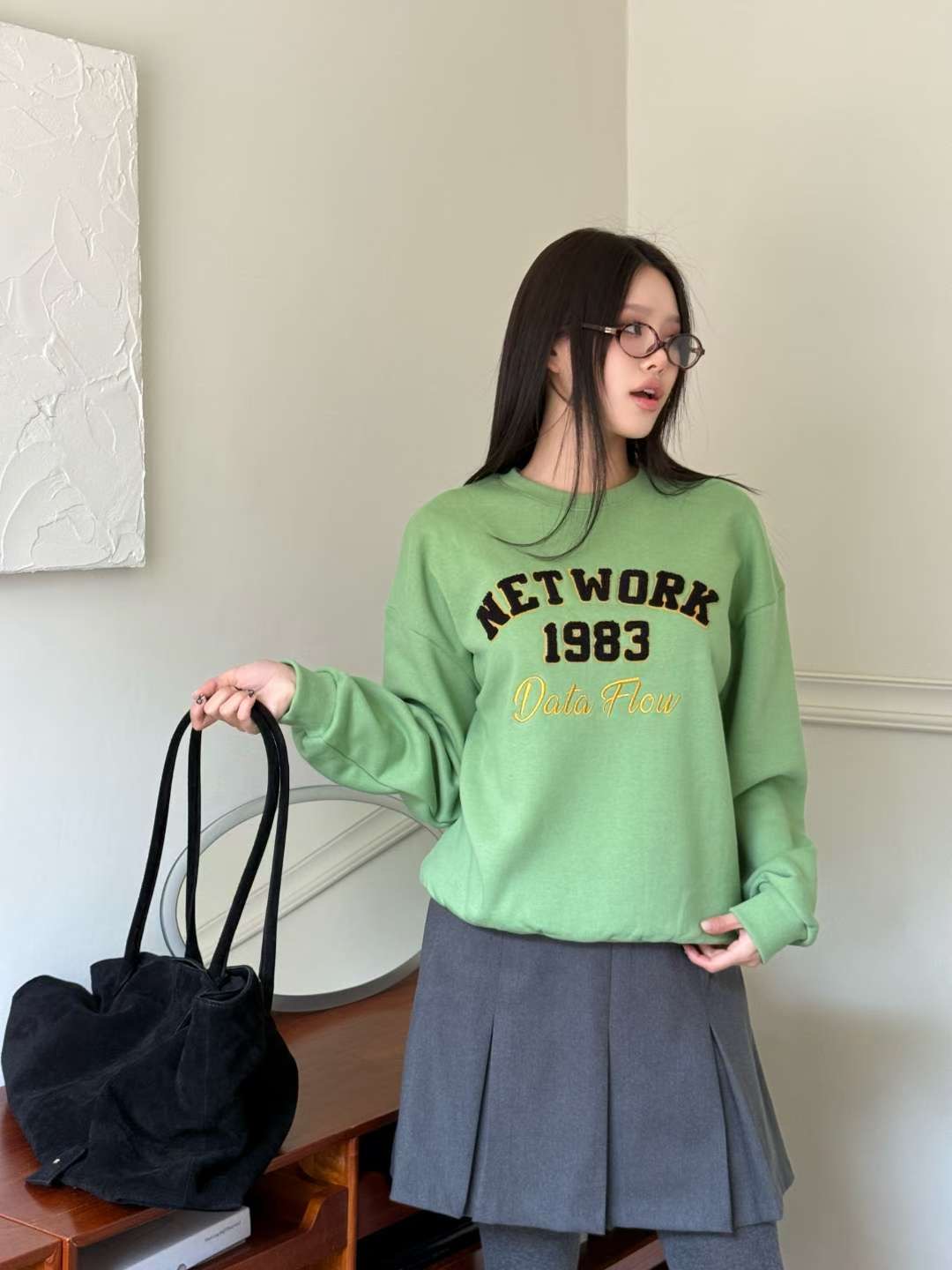 BBIBBICO韓國直郵女士新款推薦職業休閑熱賣真品時尚衛衣BBIBBICO衛衣圖色2