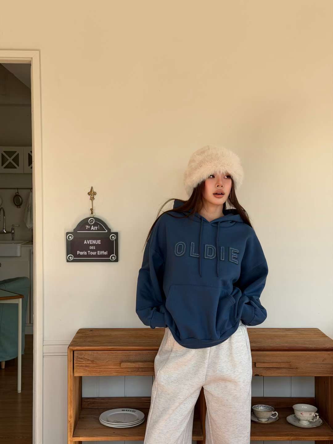 BBIBBICO東大門直郵女士新款職業人氣熱賣休閑推薦衛衣刺繡BBIBBICO衛衣