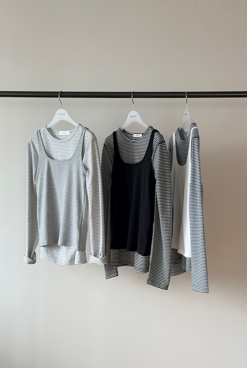 AMY GRACE東大門代購女裝新品26春夏熱賣吊帶背心不含內搭AMY GRACE吊帶/背心