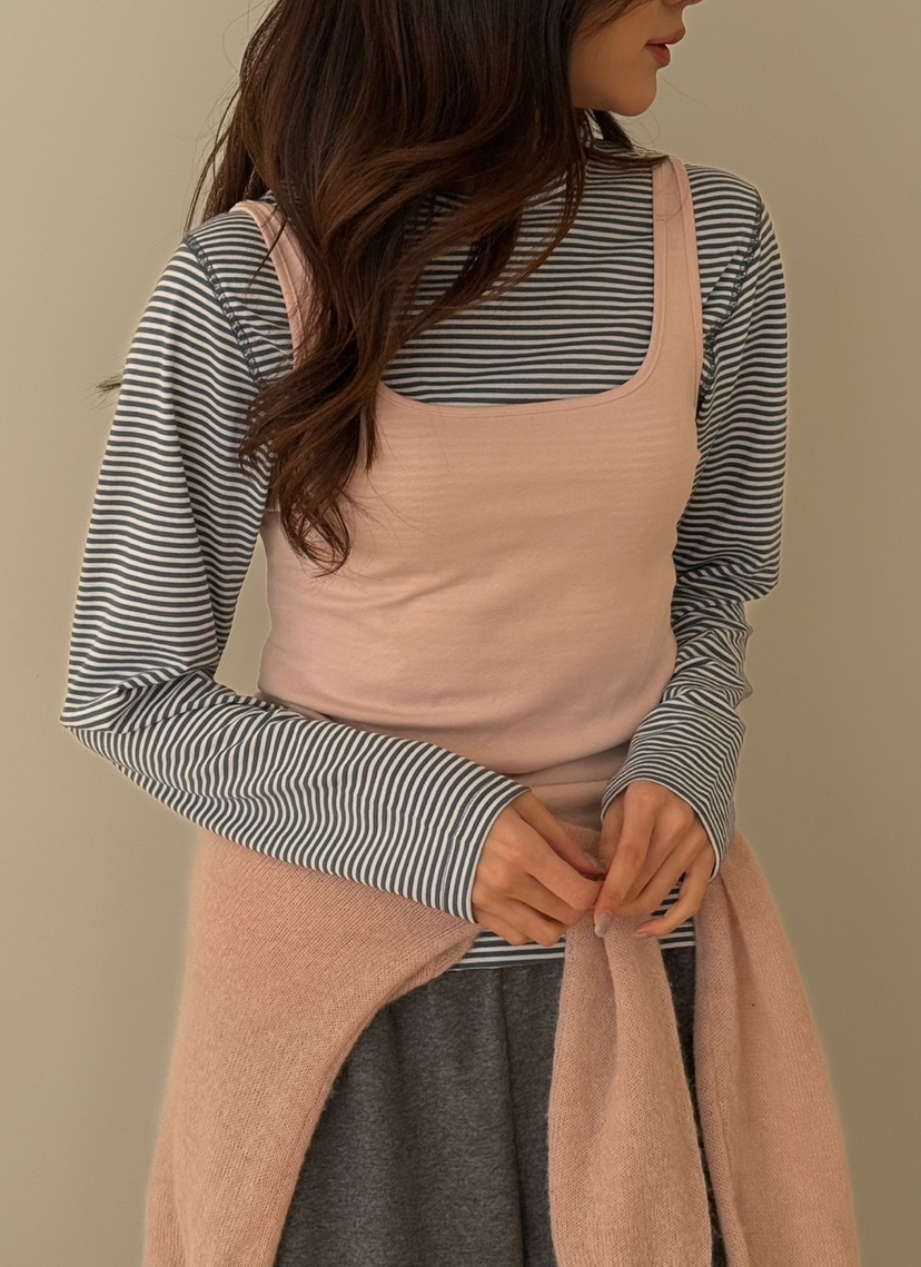 AMY GRACE東大門代購女裝新品26春夏熱賣吊帶背心不含內搭AMY GRACE吊帶/背心