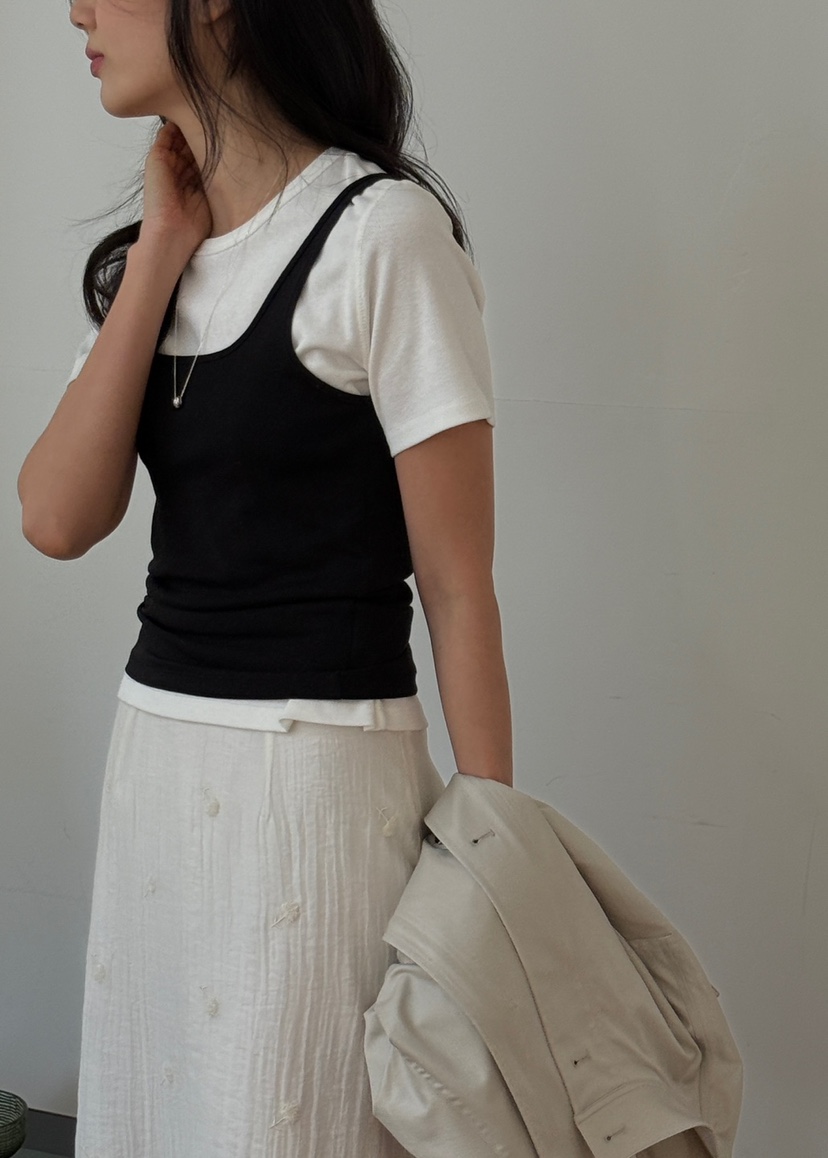 AMY GRACE東大門代購女裝新品26春夏熱賣吊帶背心不含內搭AMY GRACE吊帶/背心