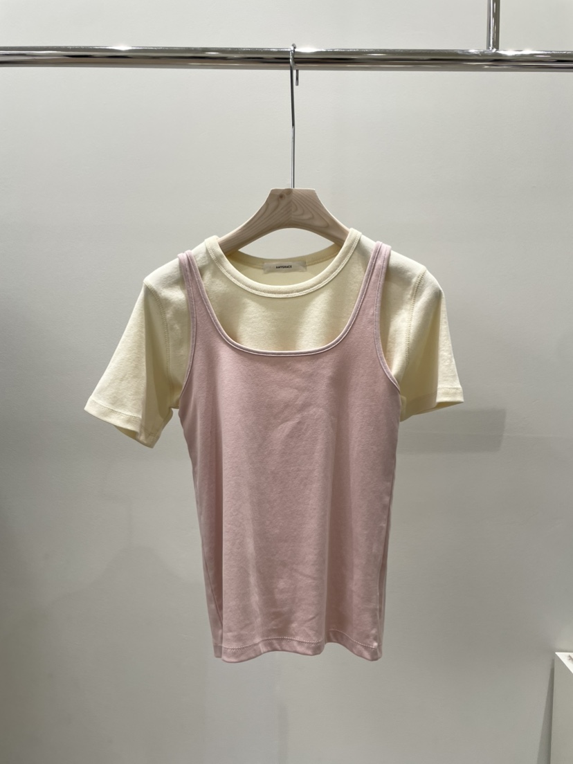 AMY GRACE東大門代購女裝新品26春夏熱賣吊帶背心不含內搭AMY GRACE吊帶/背心圖色2