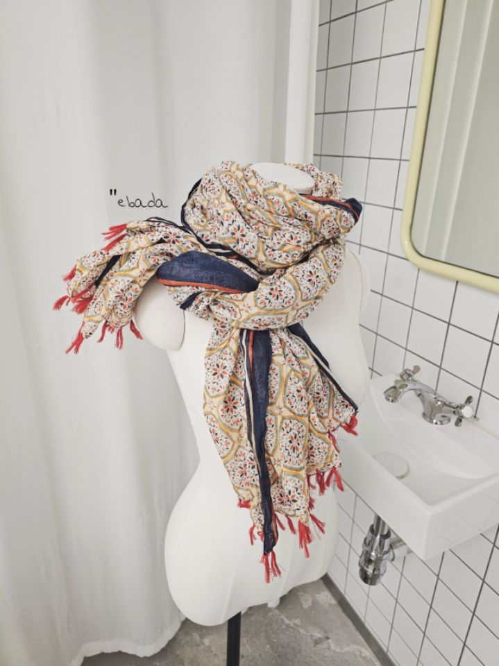 EBADA東大門代購女裝新款職業真品時尚休閑26春夏圍巾披肩EBADA圍巾/披肩