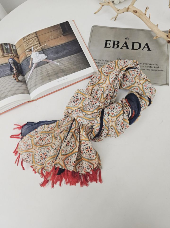 EBADA東大門代購女裝新款職業真品時尚休閑26春夏圍巾披肩EBADA圍巾/披肩圖色1