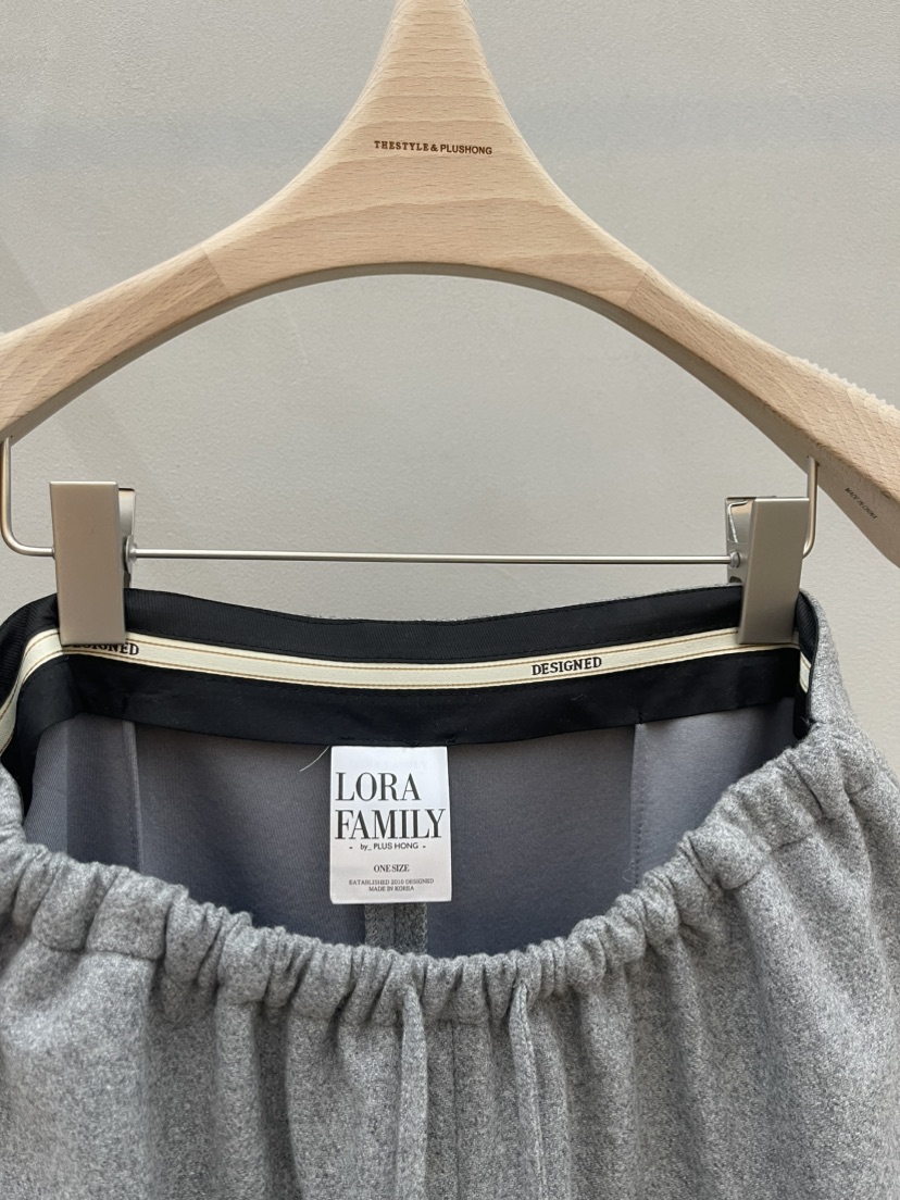 PLUS HONG-P東大門實拍女士新品休閑推薦真品休閑褲羊毛LORA FAMILY/PLUS HONG休閑褲