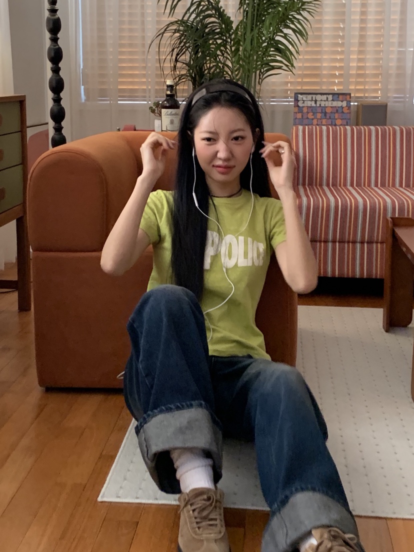 SUNDER MARKET韓國直郵女裝新款熱賣職業休閑時尚26春夏T恤SUNDER MARKETT恤