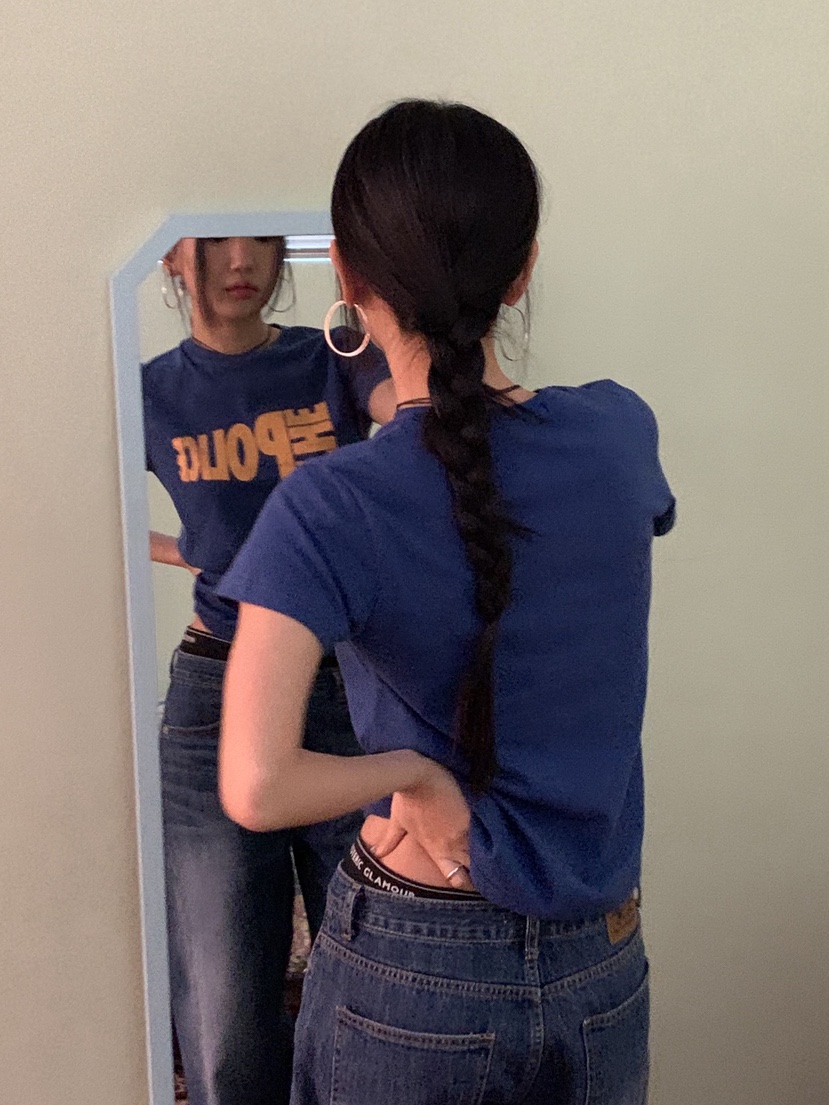 SUNDER MARKET韓國直郵女裝新款熱賣職業休閑時尚26春夏T恤SUNDER MARKETT恤