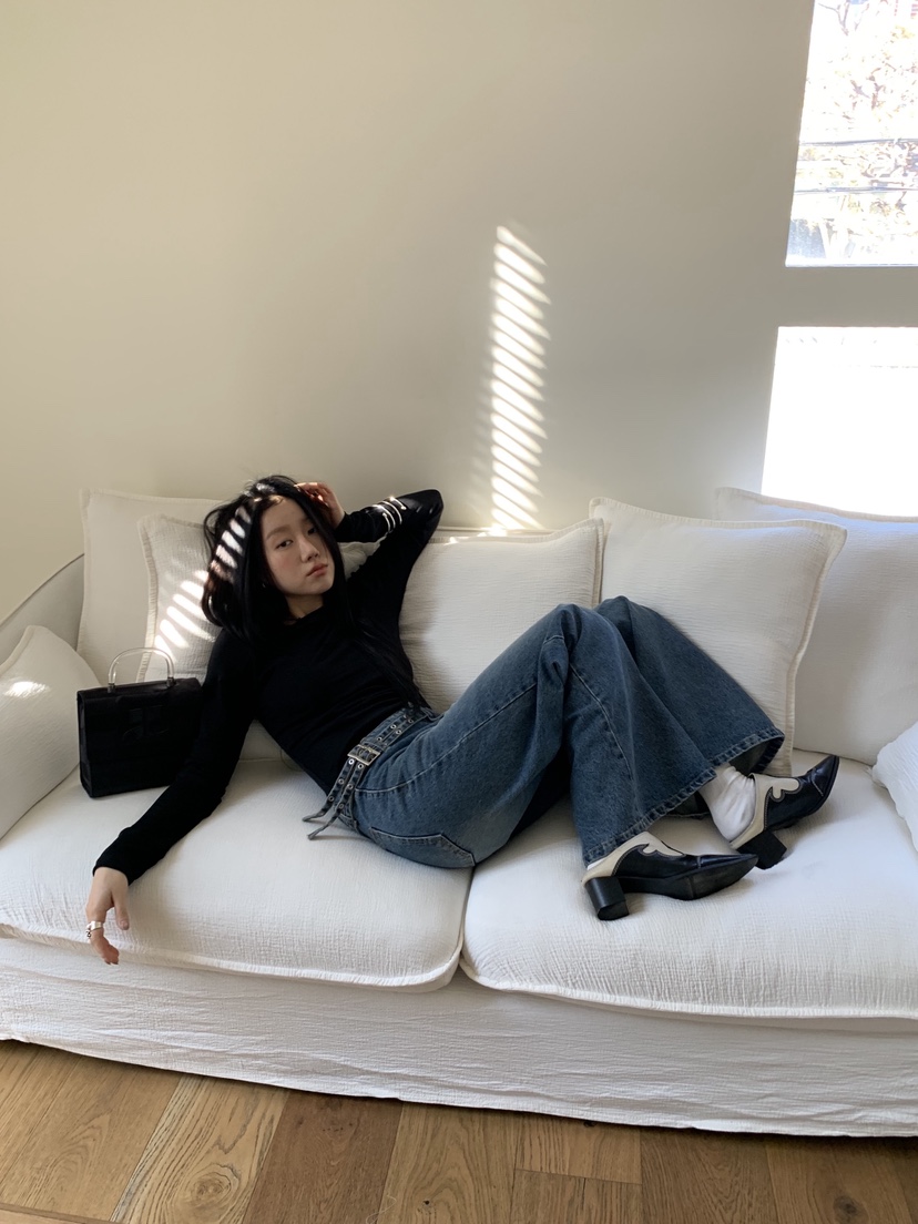 SUNDER MARKET韓國直郵女裝新品人氣職業時尚牛仔褲腰帶SUNDER MARKET牛仔褲