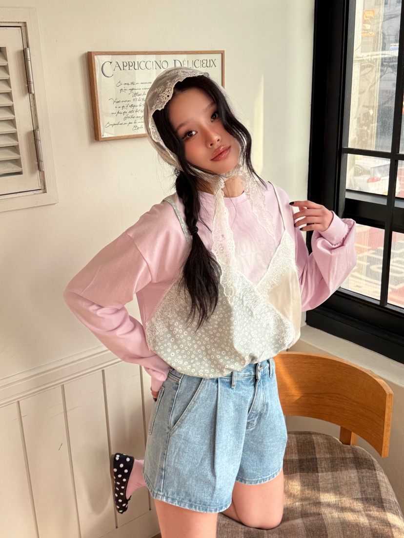 LOVABLE韓國直郵女裝新款人氣熱賣休閑26春夏職業推薦衛衣LOVABLE衛衣