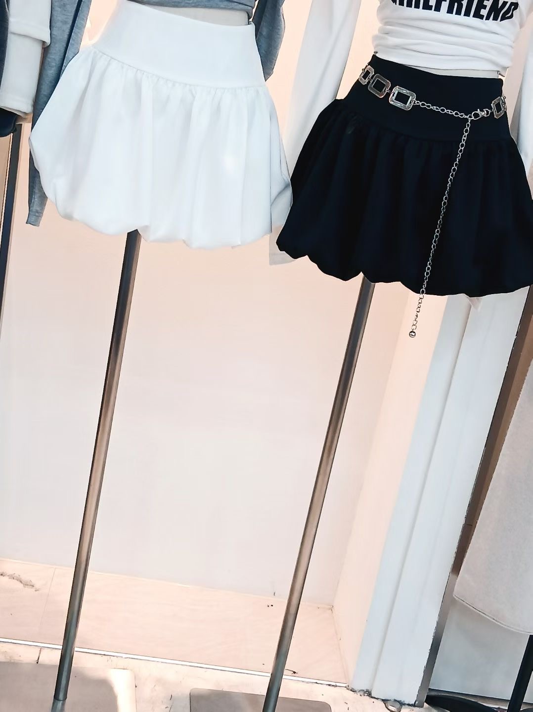 BUTTON 12韓國直郵女士新品時尚休閑真品職業短裙不含腰帶BUTTON 12短裙