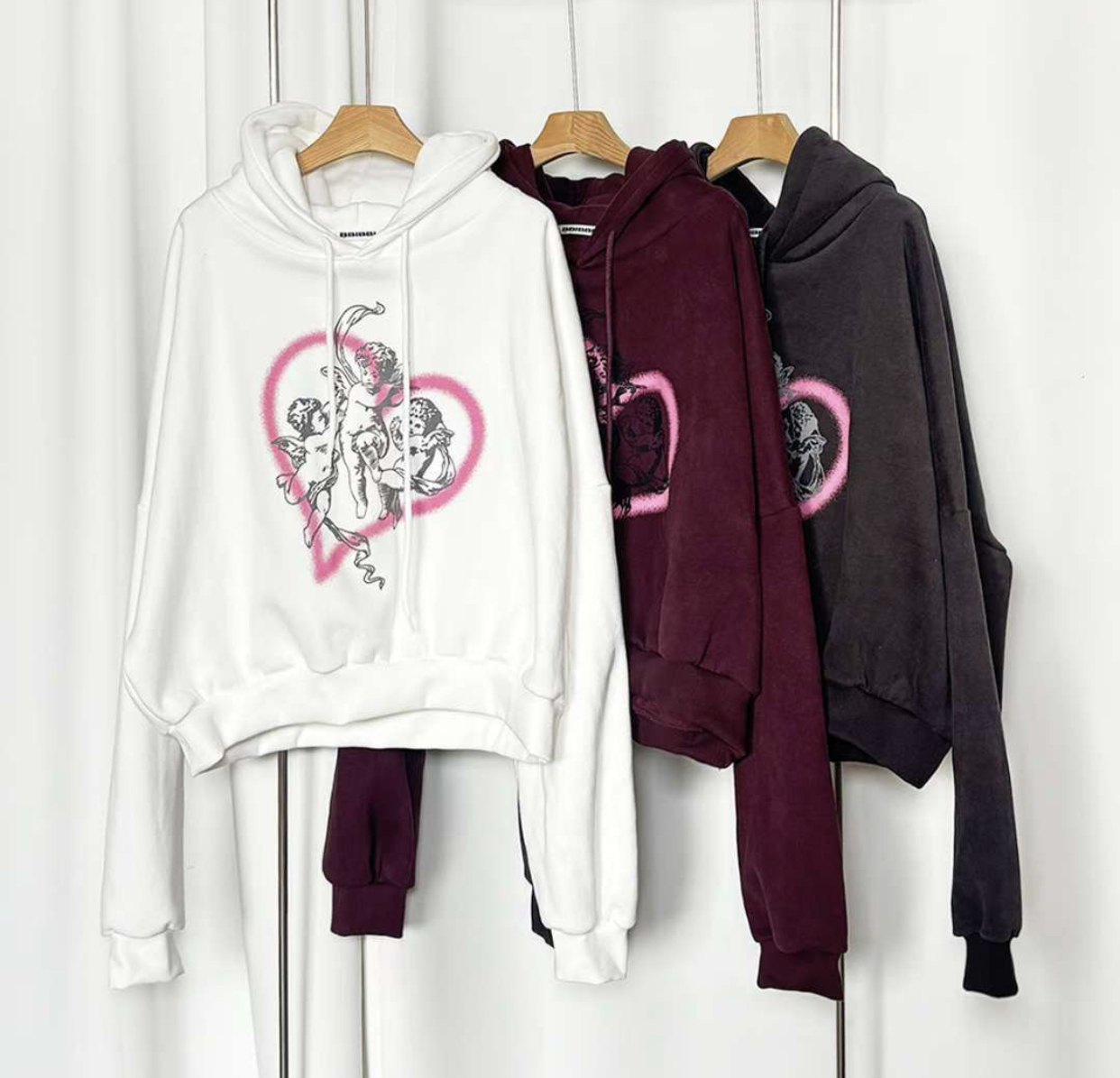 BBIBBICO韓國直郵女士新款26春夏休閑時尚熱賣推薦職業衛衣BBIBBICO衛衣圖色2左二色