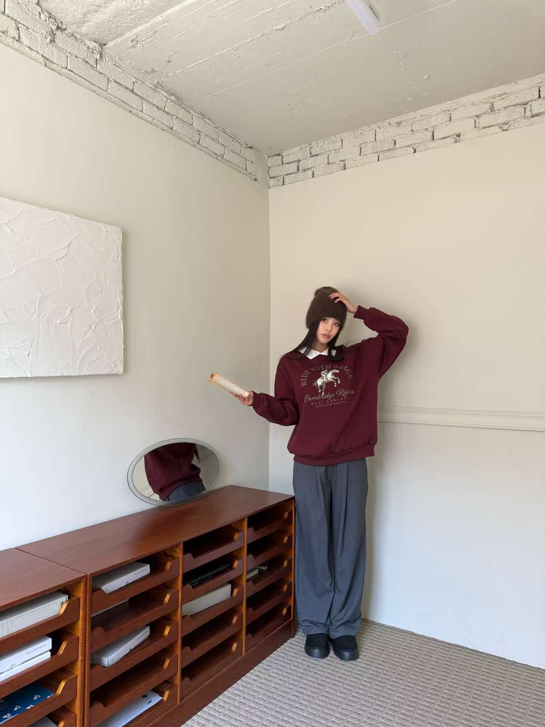 BBIBBICO東大門直郵女士新款真品熱賣26春夏時尚職業衛衣BBIBBICO衛衣