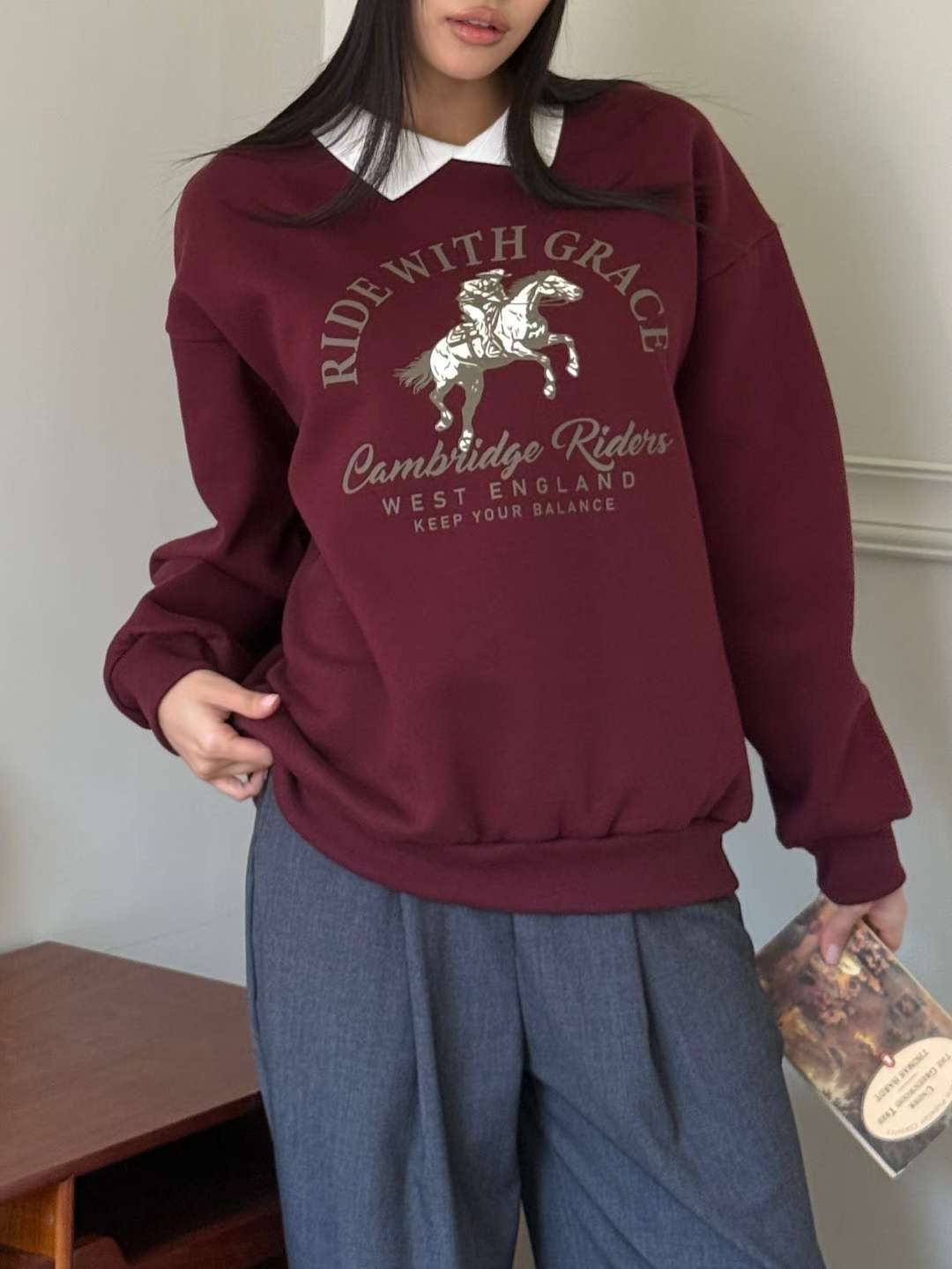 BBIBBICO東大門直郵女士新款真品熱賣26春夏時尚職業衛衣BBIBBICO衛衣圖色1