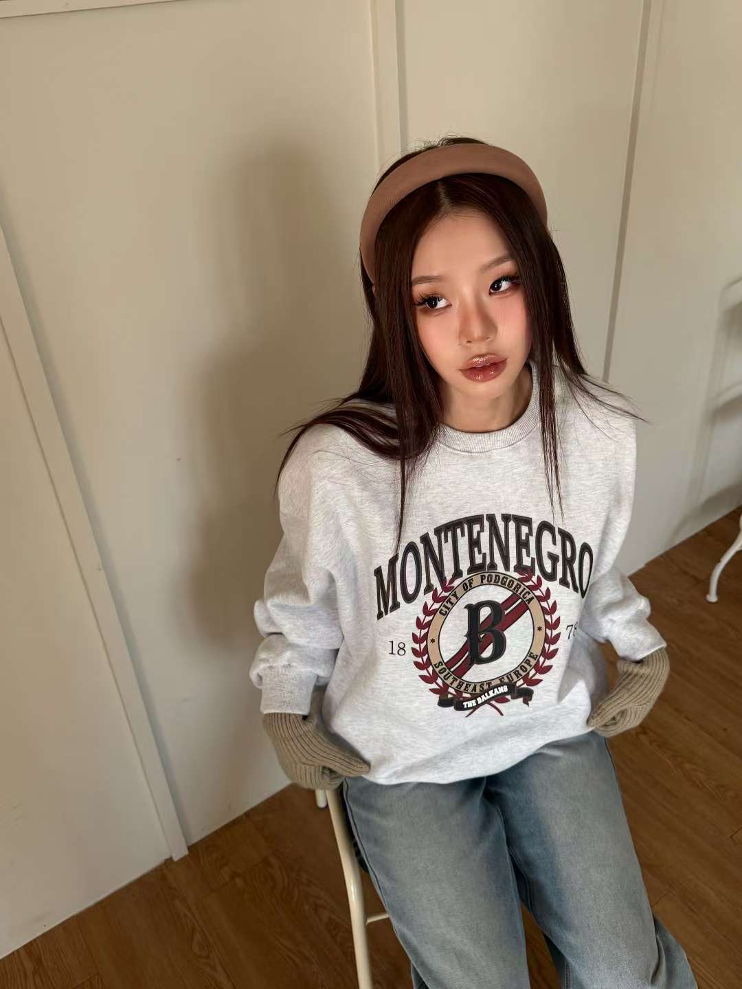 BBIBBICO東大門直郵女士新款熱賣真品時尚休閑推薦職業衛衣BBIBBICO衛衣