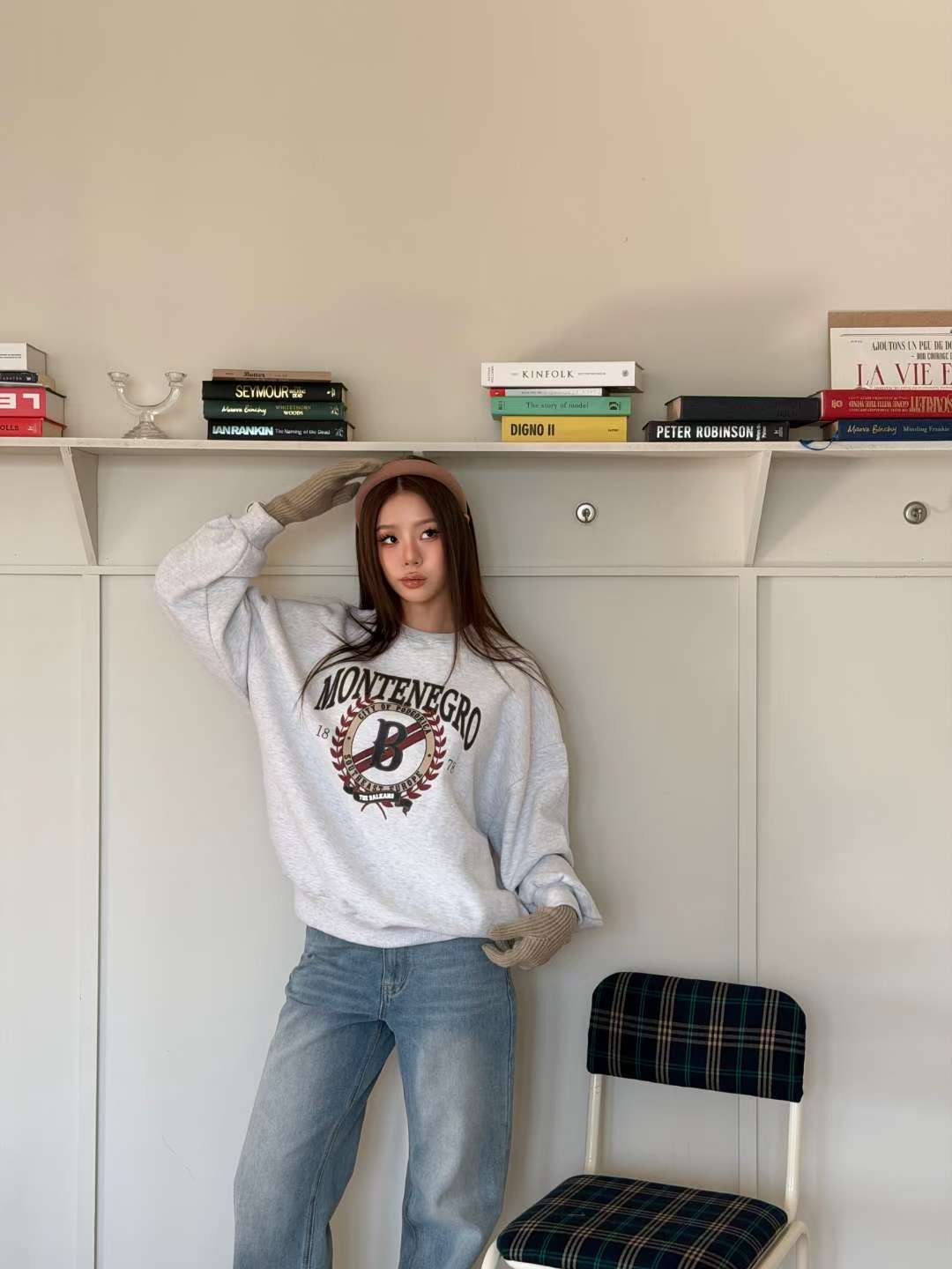 BBIBBICO東大門直郵女士新款熱賣真品時尚休閑推薦職業衛衣BBIBBICO衛衣