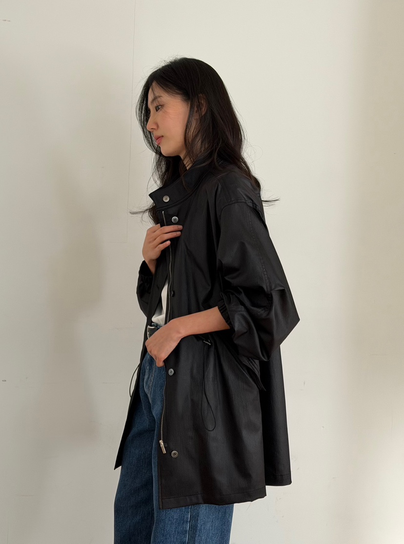 AMY GRACE韓國代購女士新款真品職業時尚26春夏長款風衣AMY GRACE長款風衣