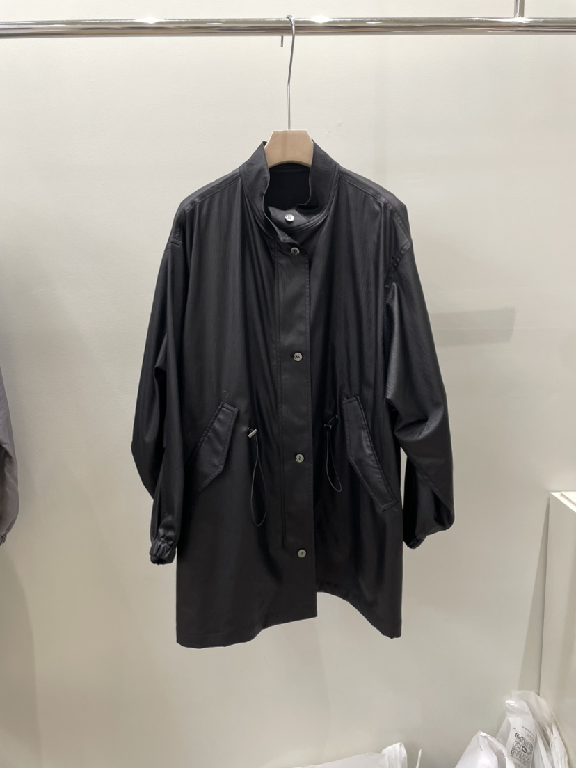 AMY GRACE韓國代購女士新款真品職業時尚26春夏長款風衣AMY GRACE長款風衣圖色2