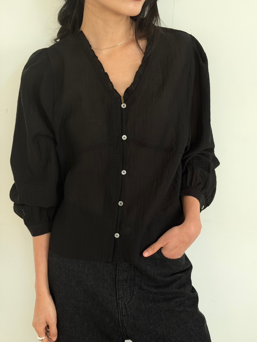 AMY GRACE韓國代購女裝新款人氣休閑時尚推薦襯衫蕾絲衫AMY GRACE襯衫/蕾絲衫