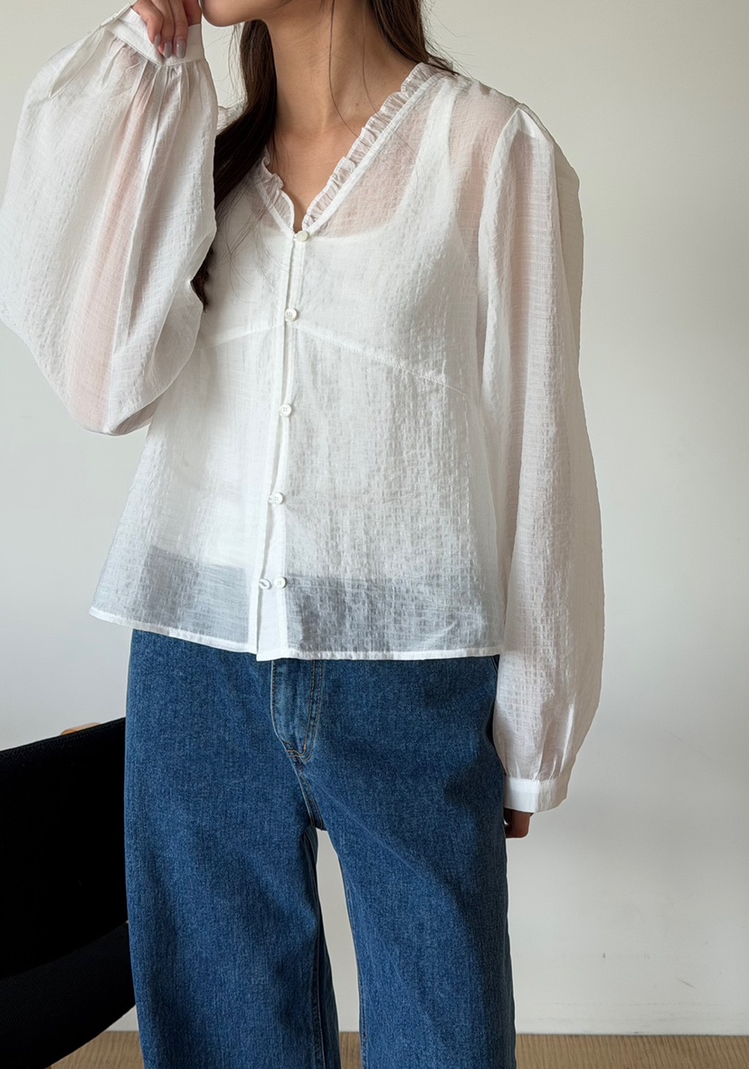 AMY GRACE韓國代購女裝新款人氣休閑時尚推薦襯衫蕾絲衫AMY GRACE襯衫/蕾絲衫