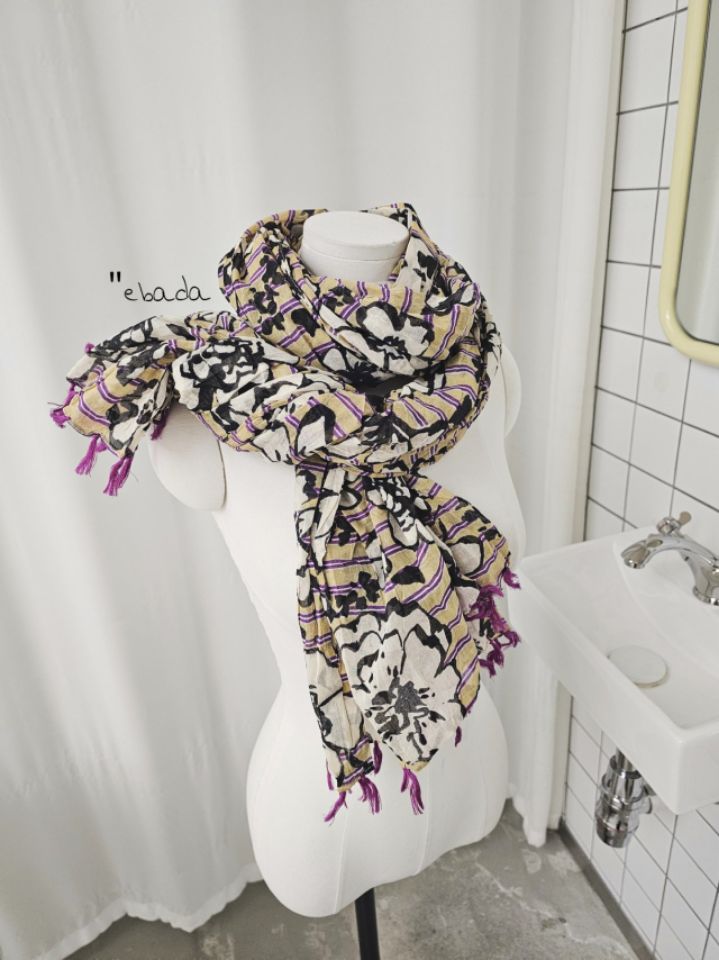 EBADA東大門實拍女士新款人氣職業熱賣推薦26春夏圍巾披肩EBADA圍巾/披肩