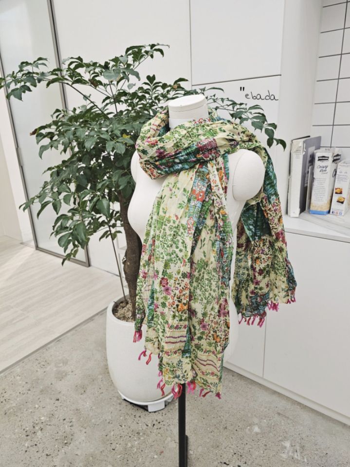 EBADA韓國代購女裝新款26春夏真品休閑熱賣人氣職業圍巾披肩EBADA圍巾/披肩