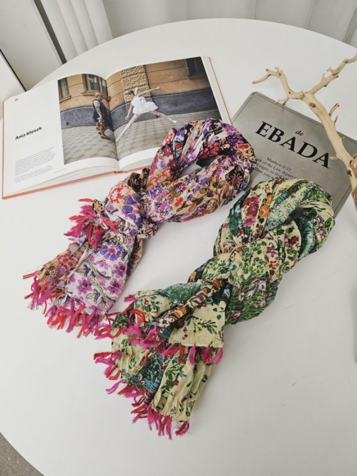 EBADA韓國代購女裝新款26春夏真品休閑熱賣人氣職業圍巾披肩EBADA圍巾/披肩